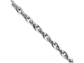 Chisel Stainless Steel Fancy Twisted Link 24in Necklace