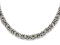 Chisel Stainless Steel Fancy Link 22in Necklace