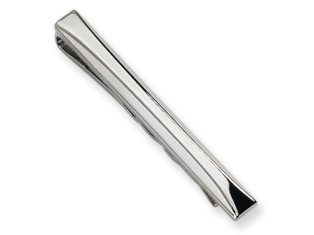 Chisel Stainless Steel Tie Clip