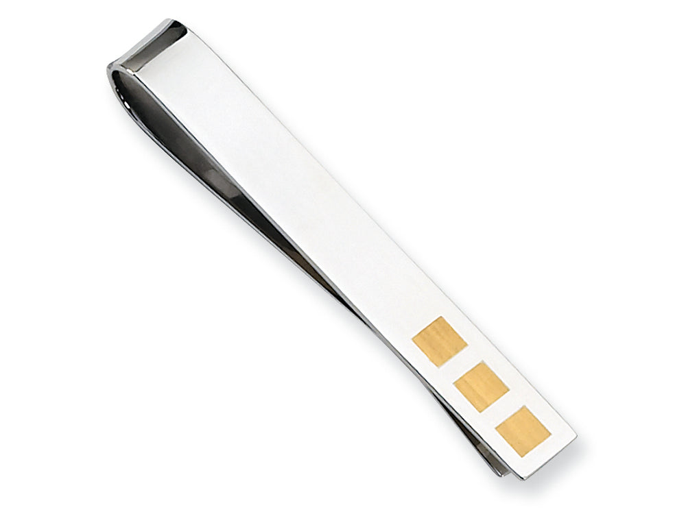 Chisel Stainless Steel Tie Clip