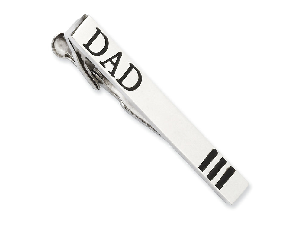 Chisel Stainless Steel Dad Tie Bar