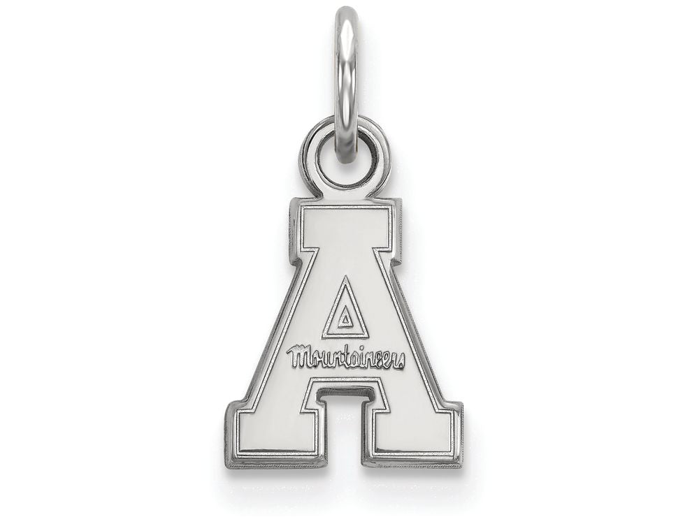 LogoArt Sterling Silver Appalachian State University Xs Pendant Necklace