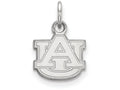 LogoArt Sterling Silver Auburn University Xs Pendant Necklace