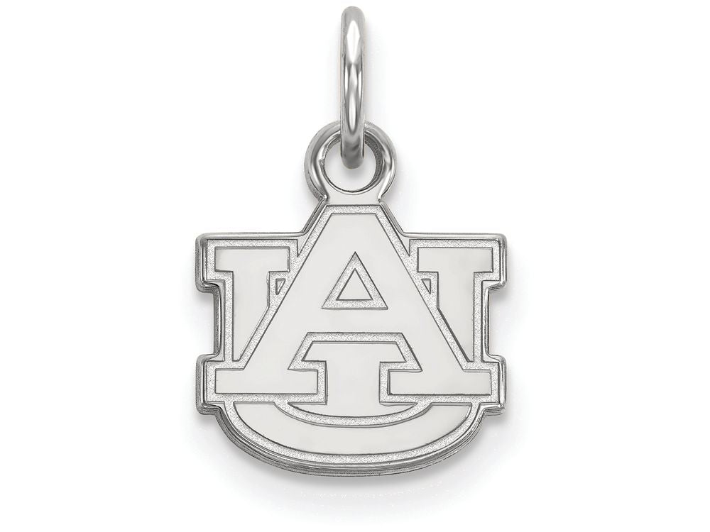 LogoArt Sterling Silver Auburn University Xs Pendant Necklace