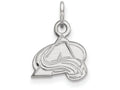 LogoArt Sterling Silver Colorado Avalanche Xs Pendant Necklace