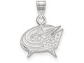 LogoArt Sterling Silver Columbus Blue Jackets Small Pendant Necklace