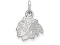 LogoArt Sterling Silver Chicago Blackhawks Xs Pendant Necklace
