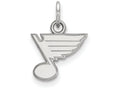 LogoArt Sterling Silver St. Louis Blues Xs Pendant Necklace