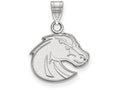 LogoArt Sterling Silver Boise State University Small Pendant Necklace