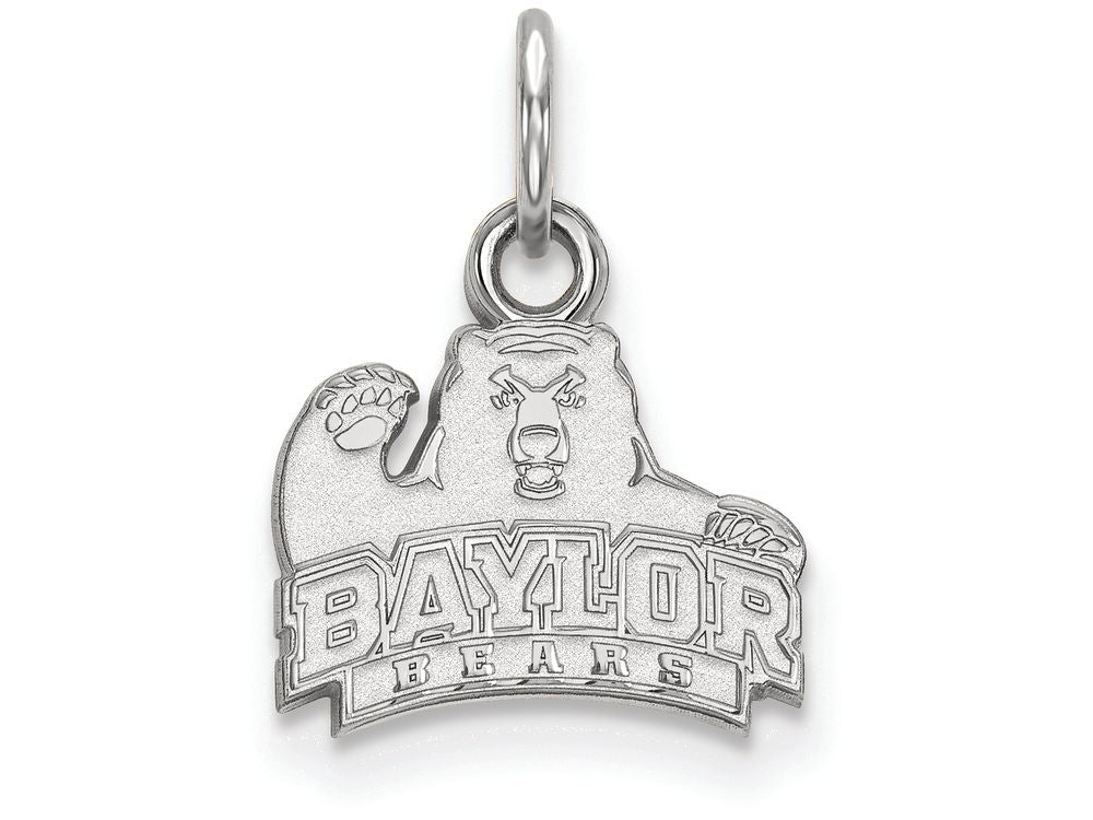 LogoArt Sterling Silver Baylor University Xs Pendant Necklace