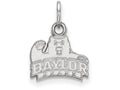 LogoArt Sterling Silver Baylor University Xs Pendant Necklace
