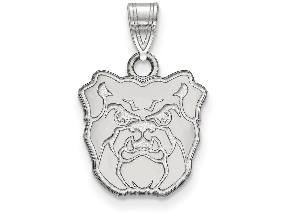 LogoArt Sterling Silver Butler University Small Pendant Necklace