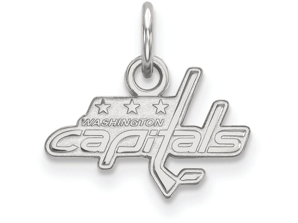 LogoArt Sterling Silver Washington Capitals Xs Pendant Necklace