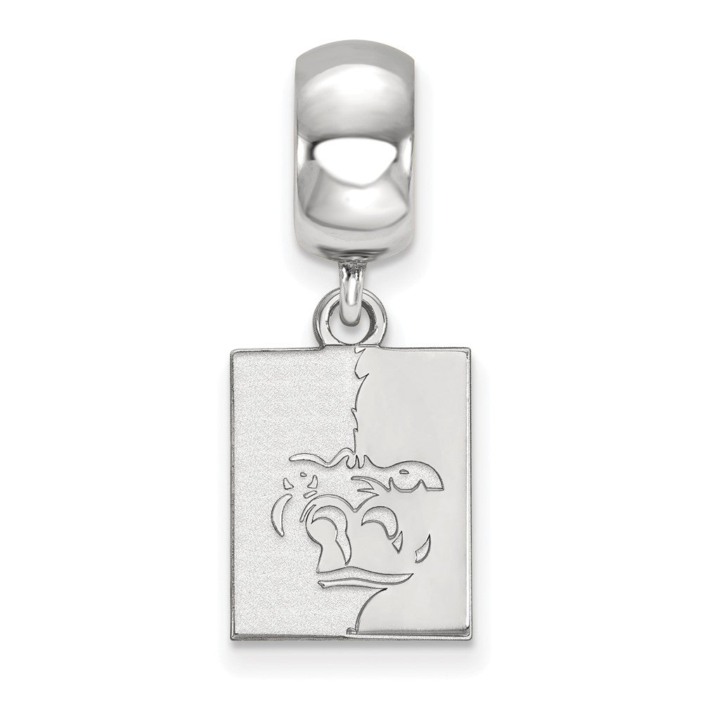 LogoArt Sterling Silver Cleveland State University Large Pendant Necklace