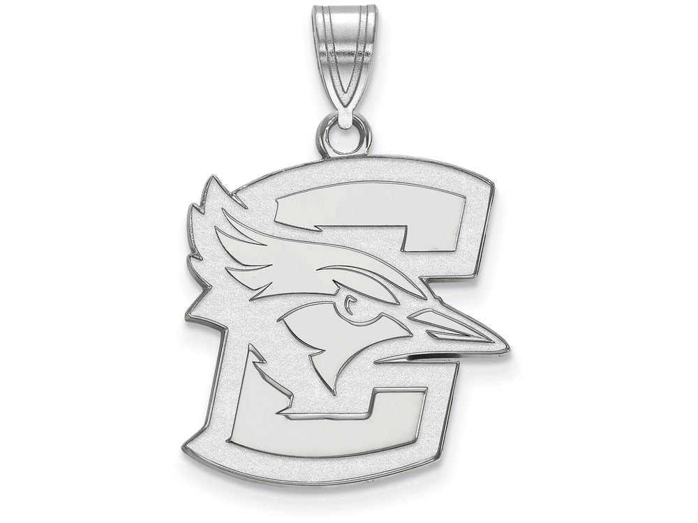 LogoArt Sterling Silver Creighton University Large Pendant Necklace