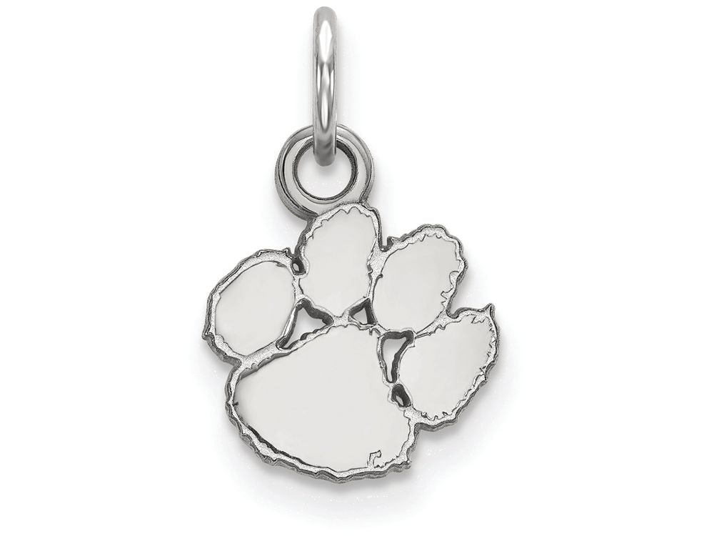LogoArt Sterling Silver Clemson University Xs Pendant Necklace