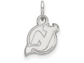 LogoArt Sterling Silver New Jersey Devils Xs Pendant Necklace