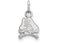 LogoArt Sterling Silver East Carolina University Xs Pendant Necklace