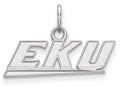 LogoArt Sterling Silver Eastern Kentucky University Xs Pendant Necklace