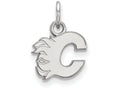 LogoArt Sterling Silver Calgary Flames Xs Pendant Necklace