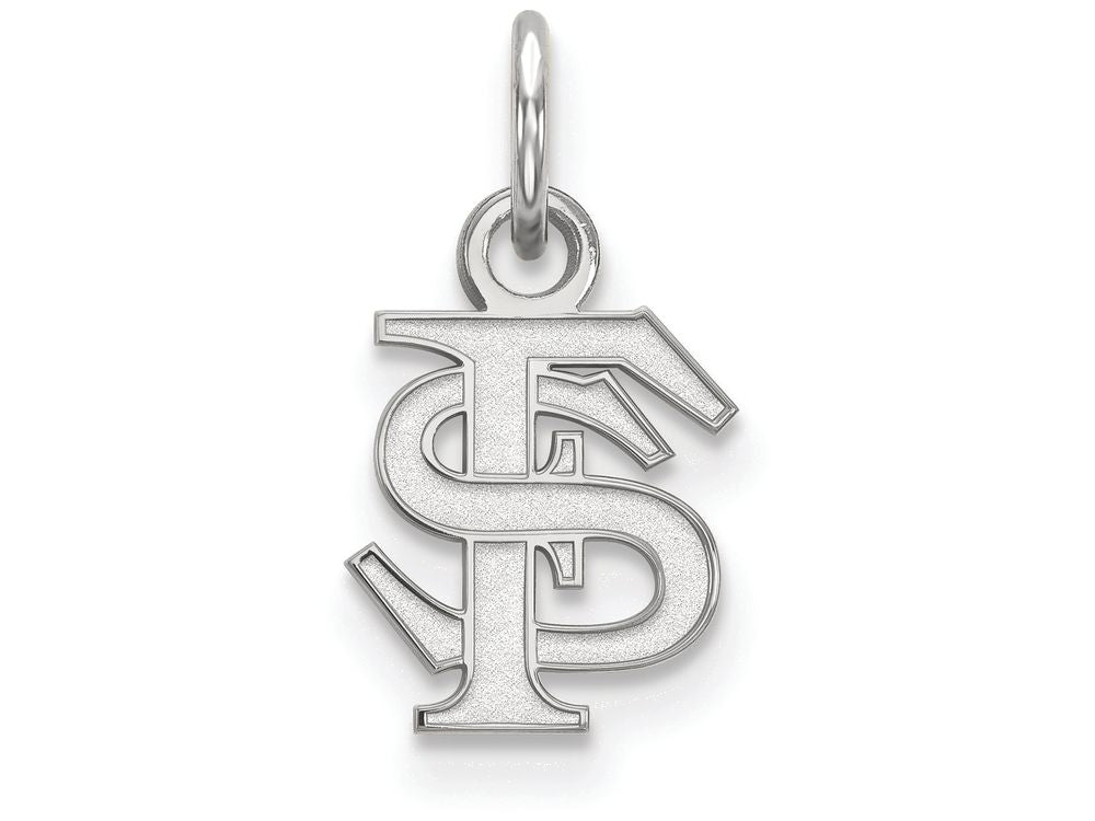 LogoArt Sterling Silver Florida State University Xs Pendant Necklace
