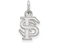 LogoArt Sterling Silver Florida State University Xs Pendant Necklace