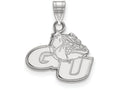 LogoArt Sterling Silver Gonzaga University Small Pendant Necklace