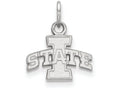 LogoArt Sterling Silver Iowa State University Xs Pendant Necklace