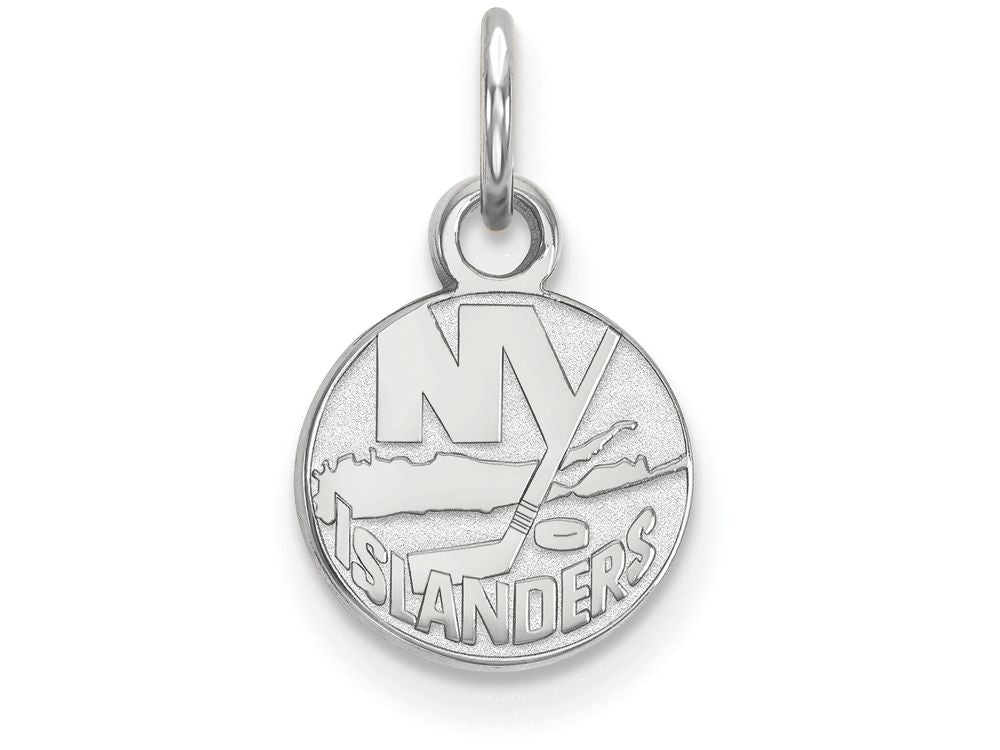 LogoArt Sterling Silver New York Islanders Xs Pendant Necklace