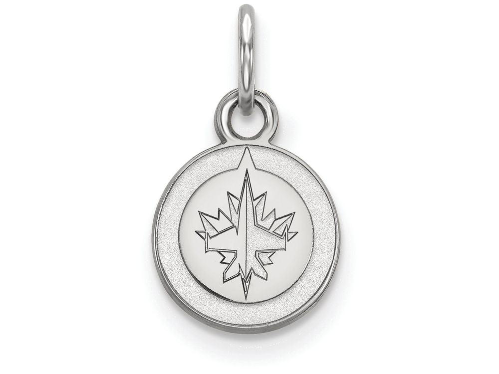 LogoArt Sterling Silver Winnipeg Jets Xs Pendant Necklace