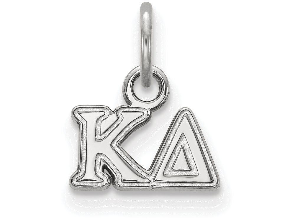 LogoArt Sterling Silver Kappa Delta Extra Small Pendant Necklace