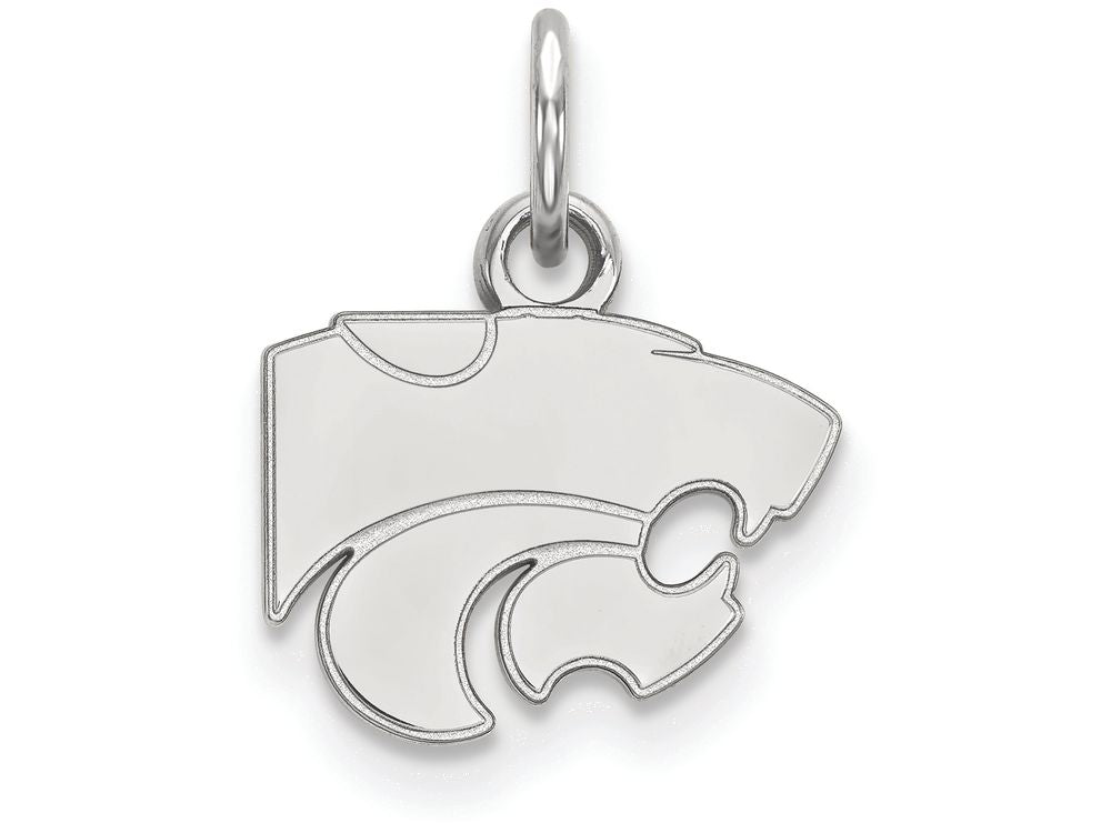 LogoArt Sterling Silver Kansas State University Xs Pendant Necklace