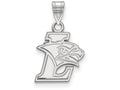 LogoArt Sterling Silver Lehigh University Small Pendant Necklace