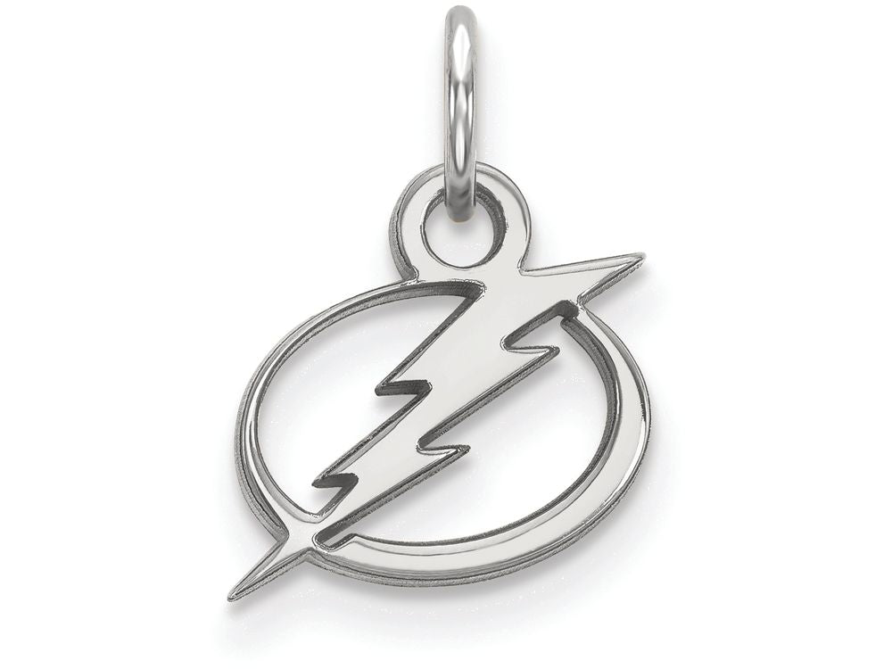 LogoArt Sterling Silver Tampa Bay Ligtning Xs Pendant Necklace