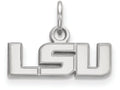 LogoArt Sterling Silver Louisiana State University Xs Pendant Necklace