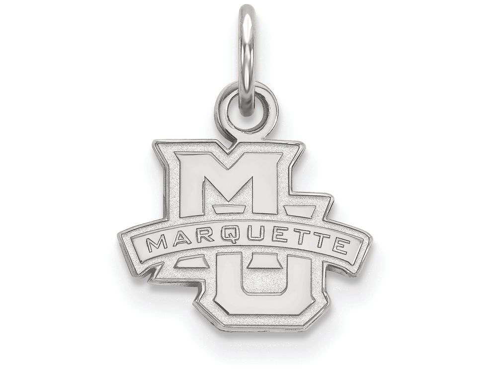 LogoArt Sterling Silver Marquette University Xs Pendant Necklace