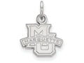 LogoArt Sterling Silver Marquette University Xs Pendant Necklace