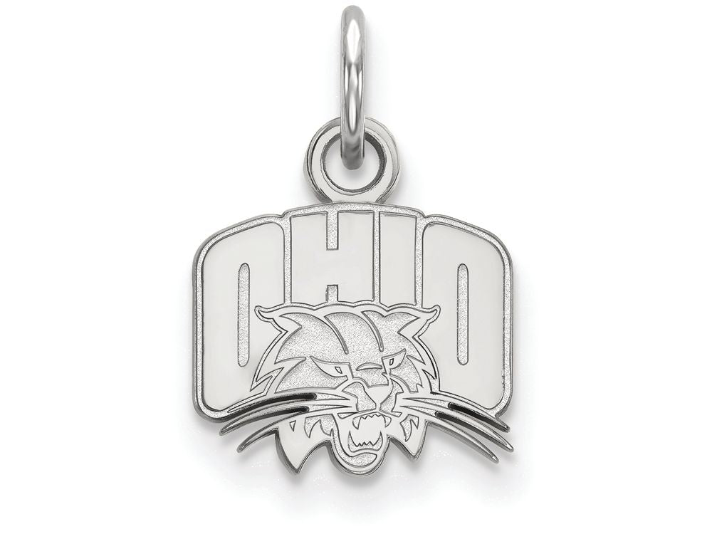 LogoArt Sterling Silver Ohio University Xs Pendant Necklace