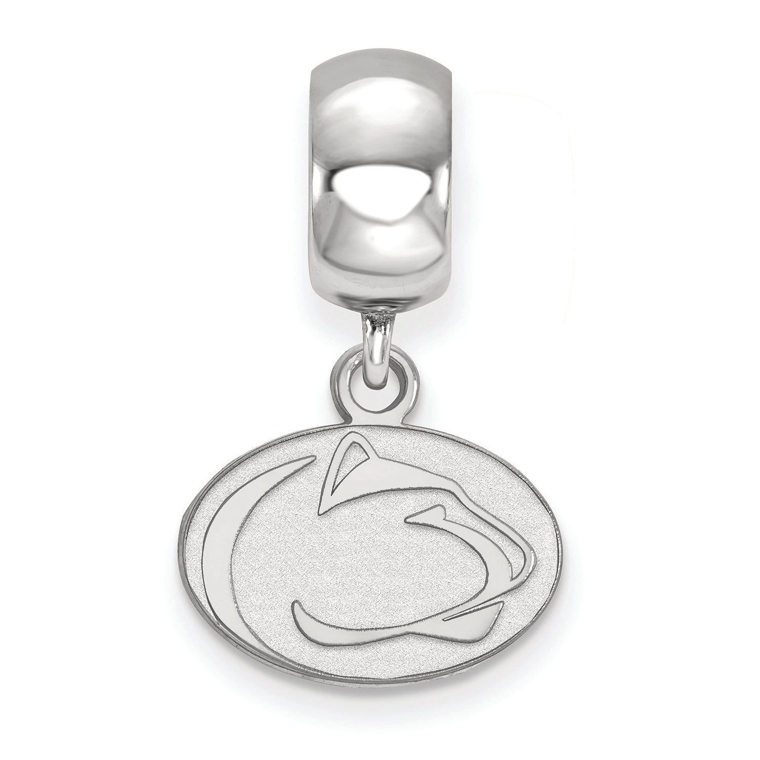 LogoArt Sterling Silver Penn State University Bead Charm Charm Xs Dangle Bead Charm