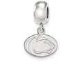LogoArt Sterling Silver Penn State University Bead Charm Charm Xs Dangle Bead Charm