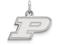 LogoArt Sterling Silver Purdue Xs Pendant Necklace