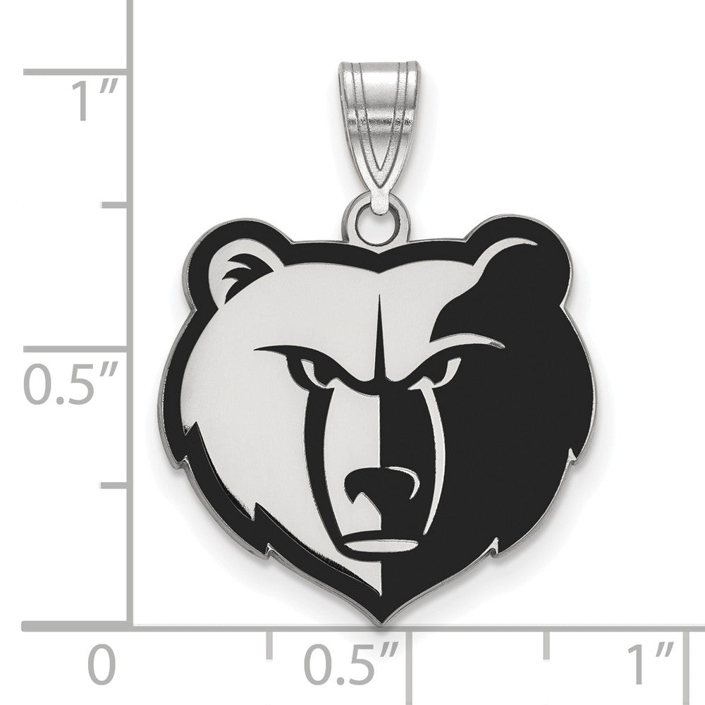 LogoArt Sterling Silver Rutgers Small Pendant Necklace
