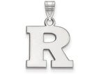 LogoArt Sterling Silver Rutgers Small Pendant Necklace