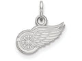 LogoArt Sterling Silver Detroit Red Wings Xs Pendant Necklace