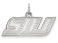 LogoArt Sterling Silver Southern Illinois University Xs Pendant Necklace