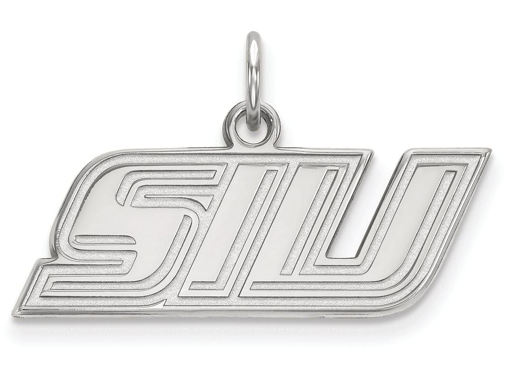 LogoArt Sterling Silver Southern Illinois University Xs Pendant Necklace