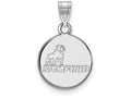 LogoArt Sterling Silver Samford University Small Pendant Necklace