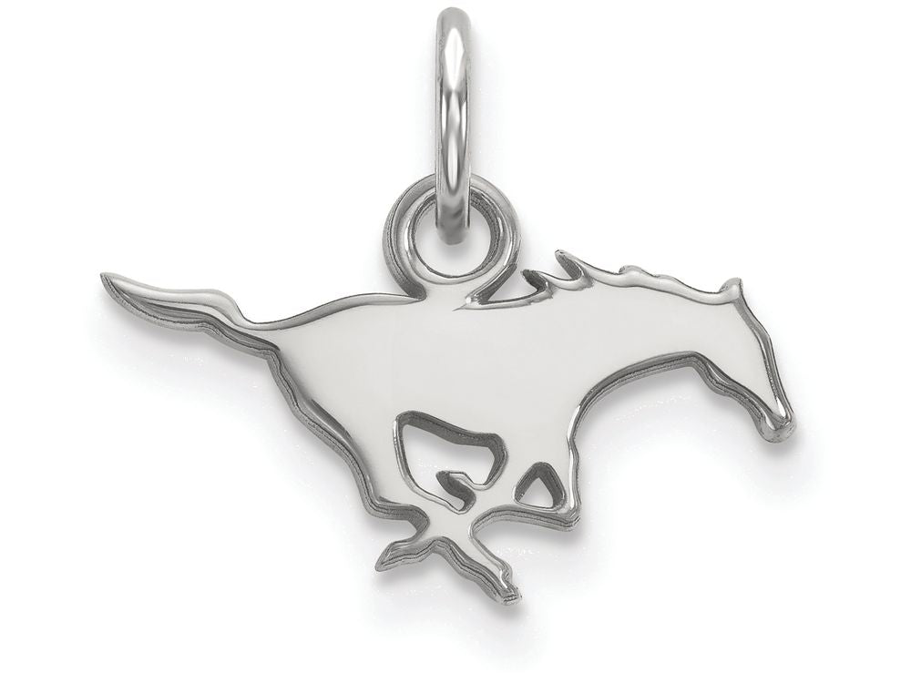 LogoArt Sterling Silver Southern Methodist University Xs Pendant Necklace