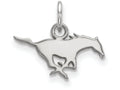 LogoArt Sterling Silver Southern Methodist University Xs Pendant Necklace