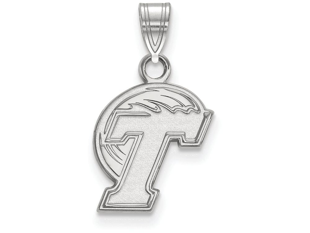 LogoArt Sterling Silver Tulane University Small Pendant Necklace